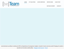 Tablet Screenshot of be-team.eu